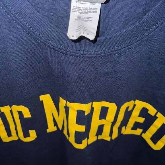 UC Merced T-shirt blue University of California Merced size M - Picture 3 of 4